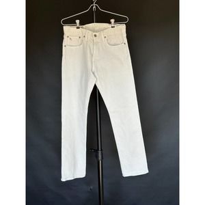 NWOT Men's Polo Ralph Lauren Hampton Relaxed Straight Cream Color Jeans 30/30